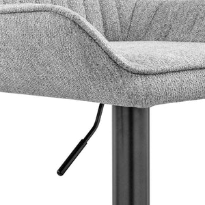 New Pacific Direct Luther Fabric Gaslift Swivel Bar Stool - Set of 2 9300122-529-NPD