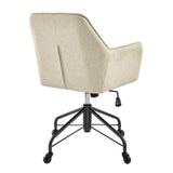 New Pacific Direct Thompson Fabric Swivel Office Arm Chair 9300124-528-NPD