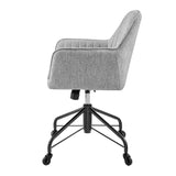 New Pacific Direct Thompson Fabric Swivel Office Arm Chair 9300124-529-NPD