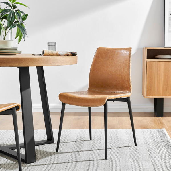 New Pacific Direct Jayden PU Dining Side Chair - Set of 2 9300126-309-NPD