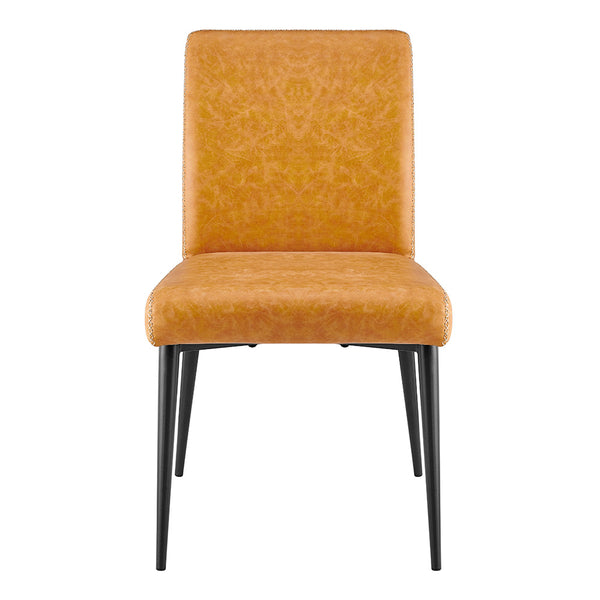 New Pacific Direct Kevin PU Dining Side Chair, (Set of 2) SFX2 Vintage Cedar