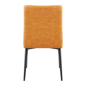 New Pacific Direct Kevin PU Dining Side Chair, (Set of 2) SFX2 Vintage Cedar