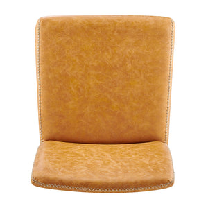 New Pacific Direct Kevin PU Dining Side Chair, (Set of 2) SFX2 Vintage Cedar