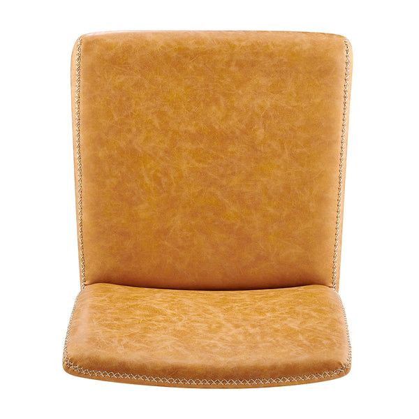 New Pacific Direct Kevin PU Dining Side Chair, (Set of 2) SFX2 Vintage Cedar