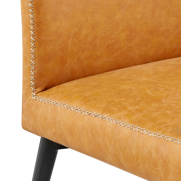 New Pacific Direct Kevin PU Dining Side Chair, (Set of 2) SFX2 Vintage Cedar