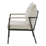 New Pacific Direct Rivano Outdoor Accent Arm Chair SFX2 Coastal Taupe