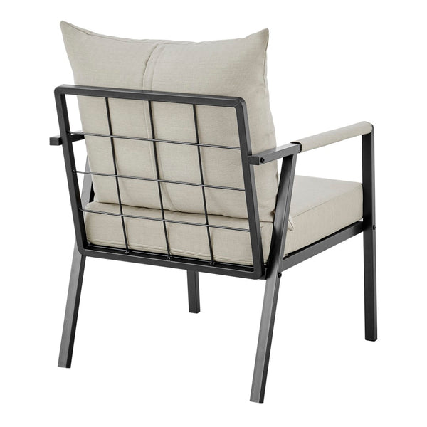 New Pacific Direct Rivano Outdoor Accent Arm Chair SFX2 Coastal Taupe