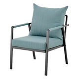 New Pacific Direct Rivano Outdoor Accent Arm Chair SFX2 Coastal Blue