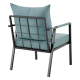 New Pacific Direct Rivano Outdoor Accent Arm Chair SFX2 Coastal Blue