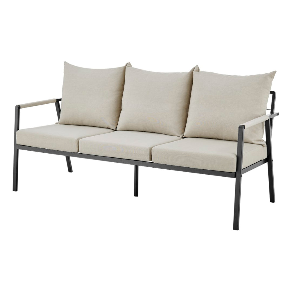 New Pacific Direct Rivano Outdoor Sofa 3 Seater SFX2 Coastal Taupe