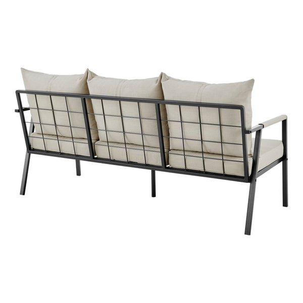 New Pacific Direct Rivano Outdoor Sofa 3 Seater SFX2 Coastal Taupe