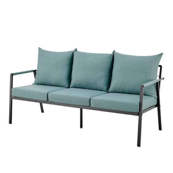 New Pacific Direct Rivano Outdoor Sofa 3 Seater SFX2 Coastal Blue