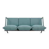 New Pacific Direct Rivano Outdoor Sofa 3 Seater SFX2 Coastal Blue