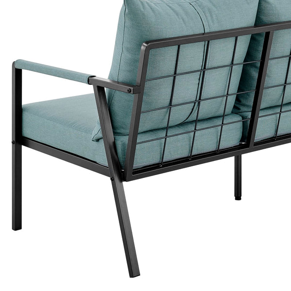 New Pacific Direct Rivano Outdoor Sofa 3 Seater SFX2 Coastal Blue