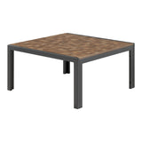 New Pacific Direct Osmond KD Square Coffee Table SFX2 Montage Brown