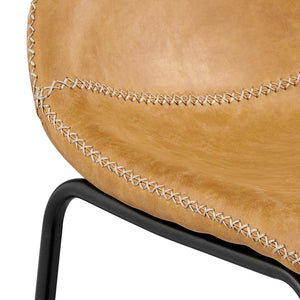 New Pacific Direct Leighton PU Counter Stool, (Set of 2) SFX2 Vintage Cedar