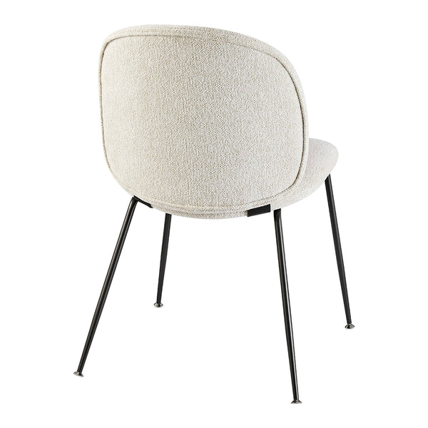 New Pacific Direct Nisha Fabric Dining Side Chair, (Set of 2) SFX2 Posh Ivory