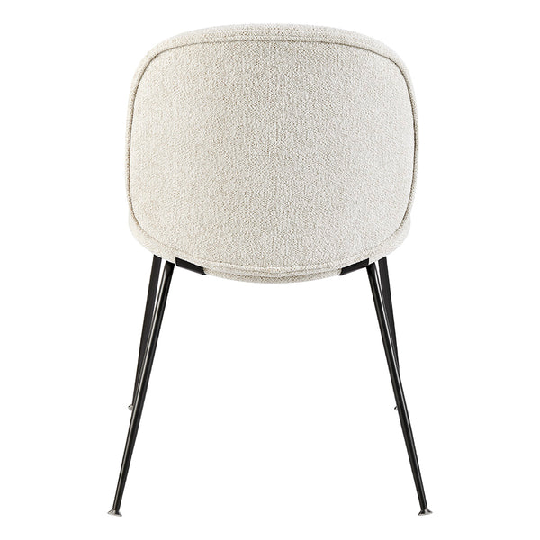 New Pacific Direct Nisha Fabric Dining Side Chair, (Set of 2) SFX2 Posh Ivory