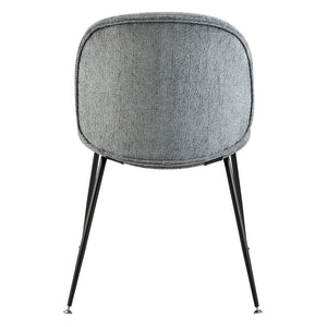 New Pacific Direct Nisha Fabric Dining Side Chair, (Set of 2) SFX2 Posh Gray