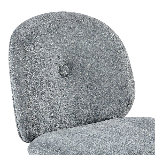 New Pacific Direct Nisha Fabric Dining Side Chair, (Set of 2) SFX2 Posh Gray