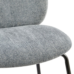 New Pacific Direct Nisha Fabric Dining Side Chair, (Set of 2) SFX2 Posh Gray