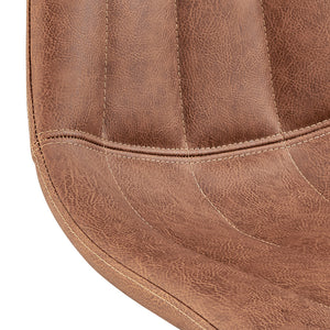 New Pacific Direct Robert PU Swivel Office Chair SFX2 Umber Brown