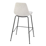 New Pacific Direct Robert Fabric Counter Stool, (Set of 4) SFX2 Posh Ivory