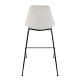 New Pacific Direct Robert Fabric Counter Stool, (Set of 4) SFX2 Posh Ivory