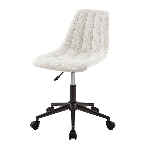 New Pacific Direct Robert Fabric Swivel Office Chair SFX2 Posh Ivory