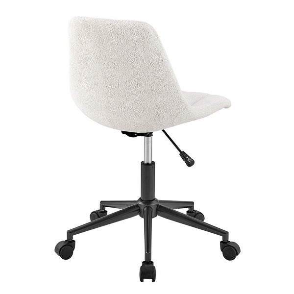 New Pacific Direct Robert Fabric Swivel Office Chair SFX2 Posh Ivory