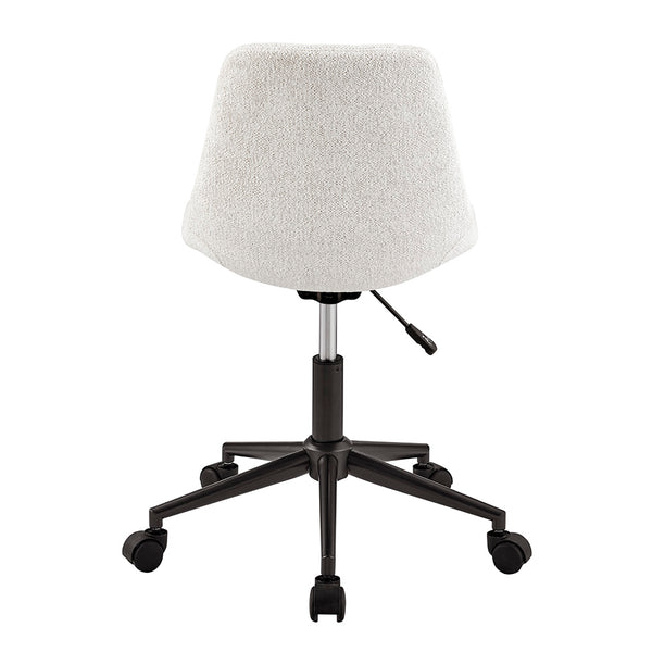 New Pacific Direct Robert Fabric Swivel Office Chair SFX2 Posh Ivory