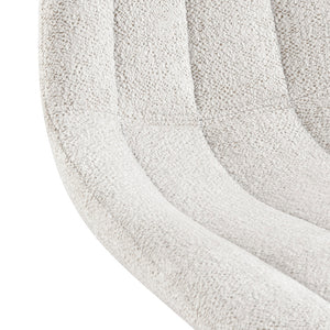 New Pacific Direct Robert Fabric Swivel Office Chair SFX2 Posh Ivory