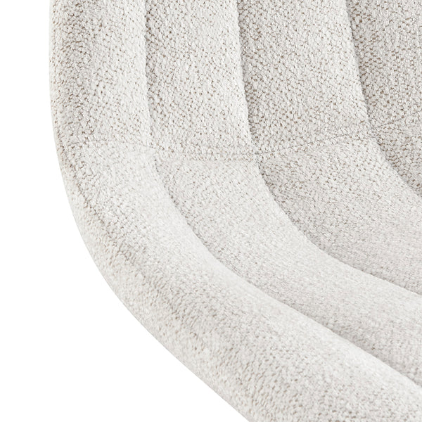 New Pacific Direct Robert Fabric Swivel Office Chair SFX2 Posh Ivory