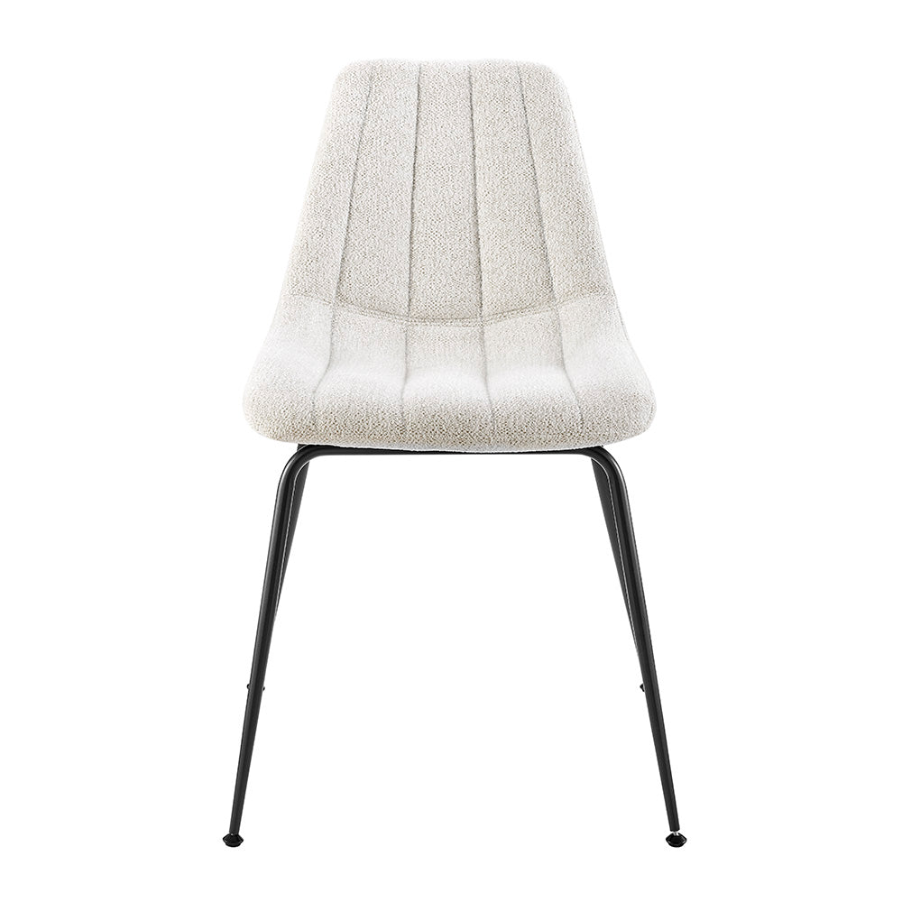 New Pacific Direct Robert Fabric Dining Side Chair, (Set of 4) SFX2 Posh Ivory