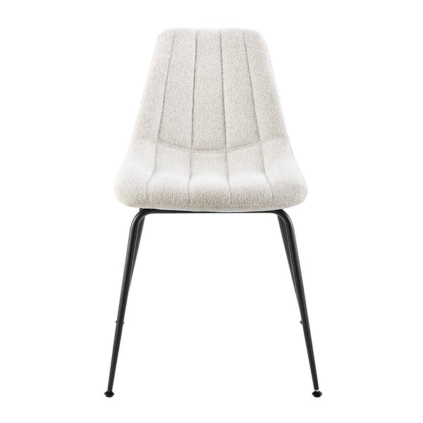 New Pacific Direct Robert Fabric Dining Side Chair, (Set of 4) SFX2 Posh Ivory