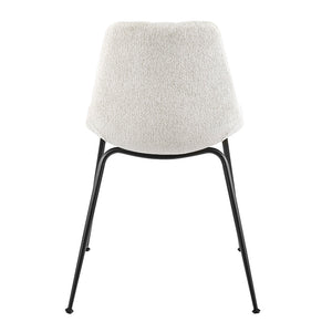 New Pacific Direct Robert Fabric Dining Side Chair, (Set of 4) SFX2 Posh Ivory