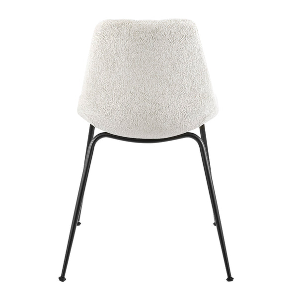 New Pacific Direct Robert Fabric Dining Side Chair, (Set of 4) SFX2 Posh Ivory