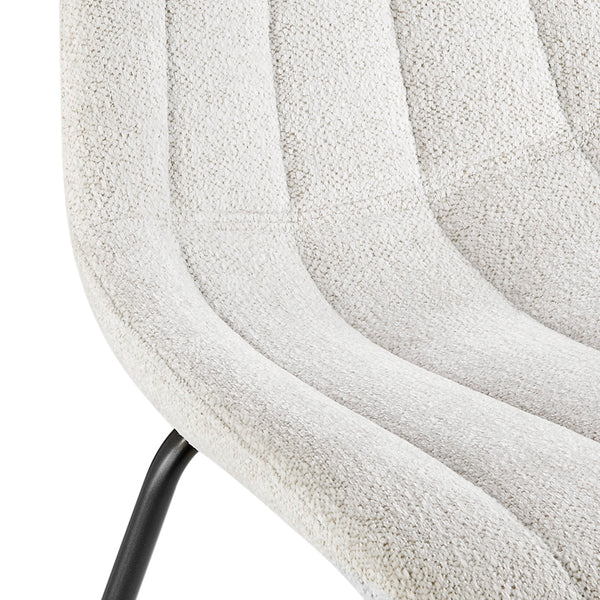 New Pacific Direct Robert Fabric Dining Side Chair, (Set of 4) SFX2 Posh Ivory