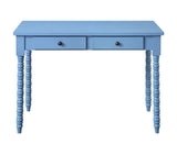 Altmar Transitional Writing Desk Blue Finish 93009-ACME