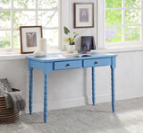 Altmar Transitional Writing Desk Blue Finish 93009-ACME