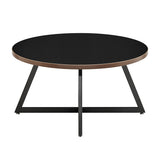 New Pacific Direct Courtdale Round Coffee Table SFX2 Black