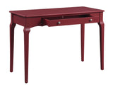 Alsen Transitional Writing Desk Red Finish 93020-ACME