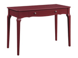 Alsen Transitional Writing Desk Red Finish 93020-ACME