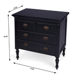 Butler Specialty Easterbrook Black 4 Drawer Chest 9306295