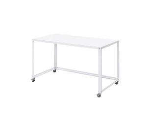 Arcano Contemporary Writing Desk White Finish 93065-ACME