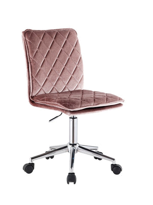 Aestris Contemporary Office Chair Pink Velvet(#) 93072-ACME