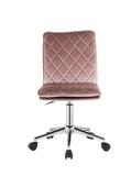 Aestris Contemporary Office Chair Pink Velvet(#) 93072-ACME