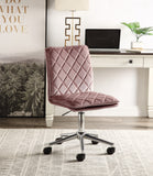 Aestris Contemporary Office Chair Pink Velvet(#) 93072-ACME