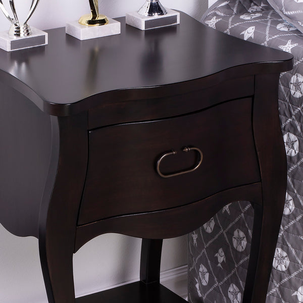 Butler Specialty Rochelle Brown 1 Drawer Nightstand 9308117