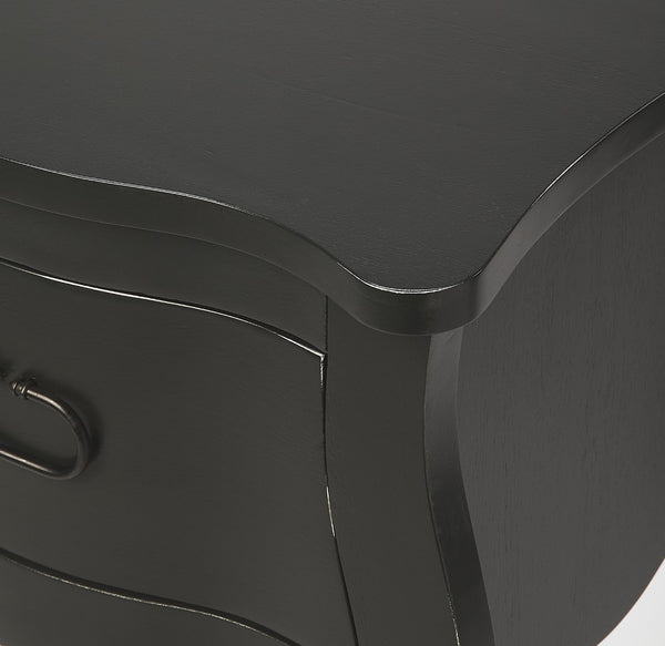 Butler Specialty Rochelle Black 1 Drawer Nightstand 9308295